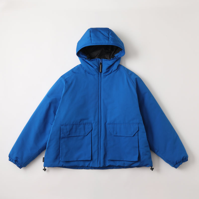 SFC LEATHER HOODIE JACKET - BLUE – STUDY SHOWROOM STORE