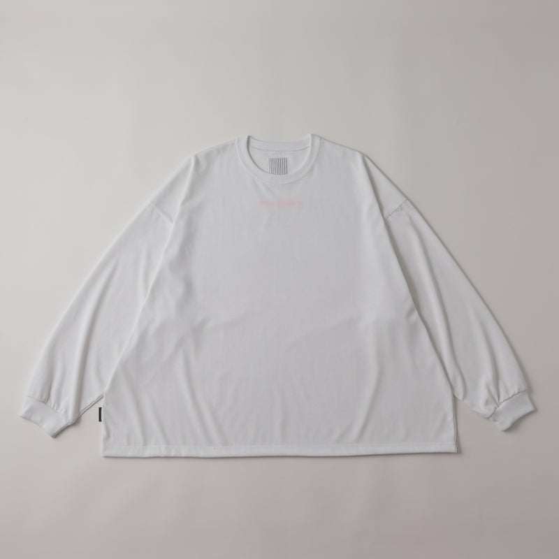 Mサイズ YGM SFC SUPER BIG LS TEE 白 ロンT S.F.C(ストライプスフォークリエイティブ)SUPER BIG LS TEE
