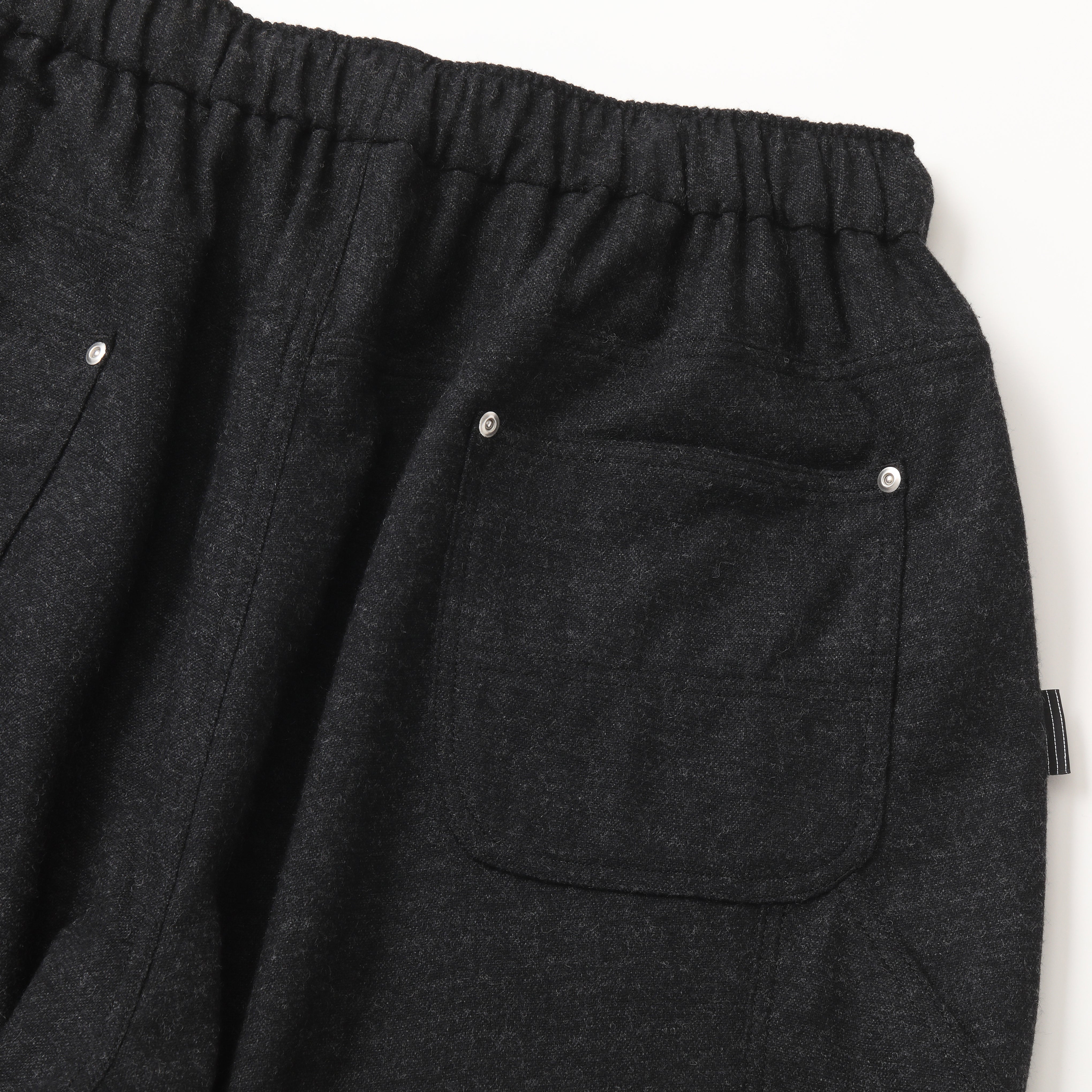 パンツ S.F.C / CASHMERE WOOL DOUBLE KNEE PANTS S.F.C CASHMERE WOOL DOUBLE KNEE PANTS - BLACK M – STUDY SHOWROOM STORE