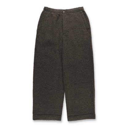 UNIVERSAL PRODUCTS. WOOL FLEECE PANTS BROWN【253−60509】(N)