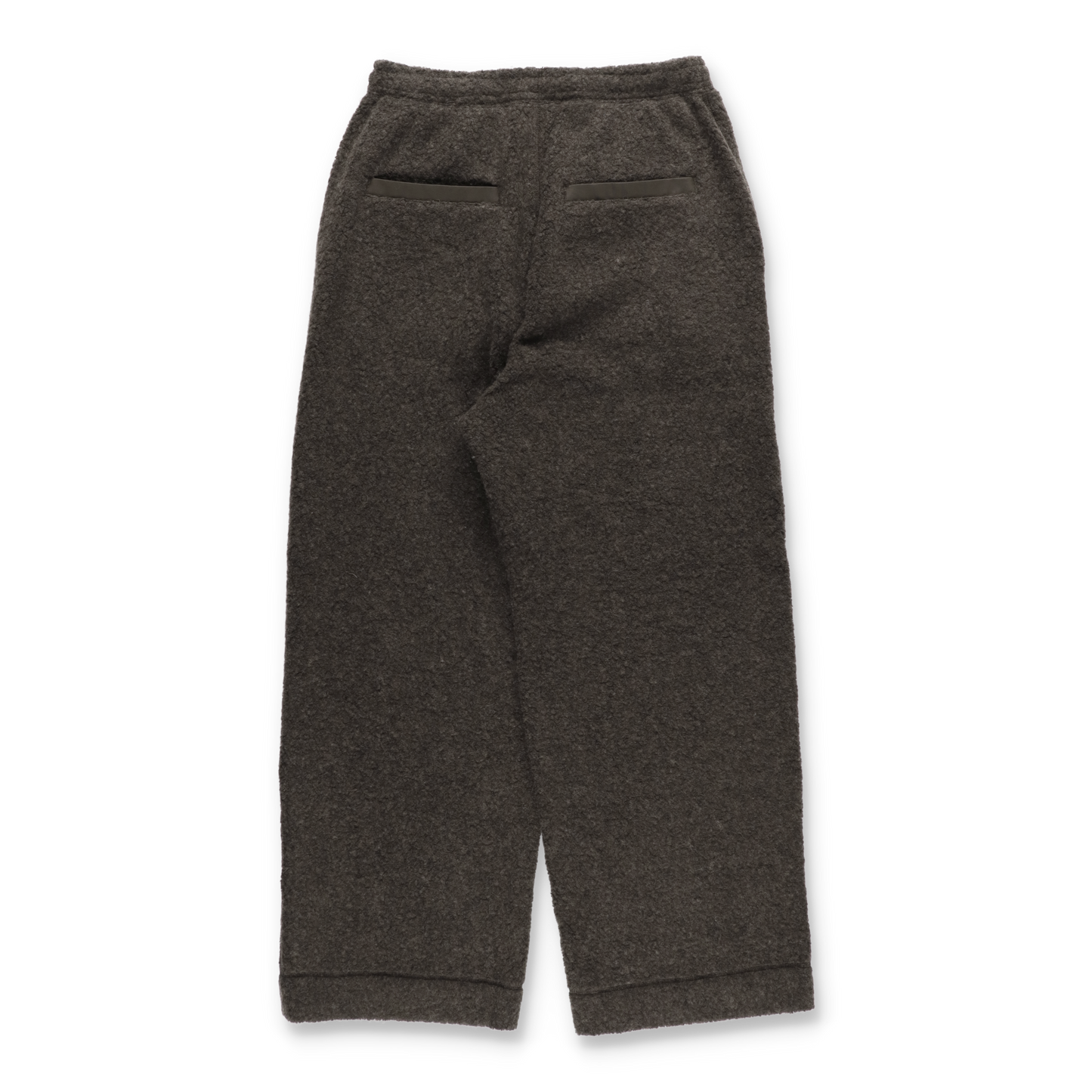 UNIVERSAL PRODUCTS. WOOL FLEECE PANTS BROWN【253−60509】(N)