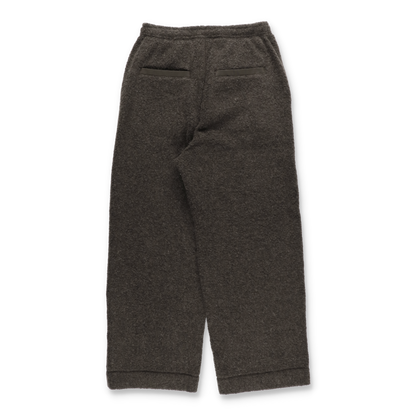 UNIVERSAL PRODUCTS. WOOL FLEECE PANTS BROWN【253−60509】(N)