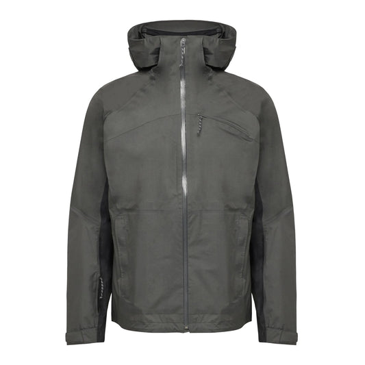 Hiking Patrol × MAMMUT HS HOODED JACKET GABBRO/BLACK フロントデザイン ジャケット 全体ビュー