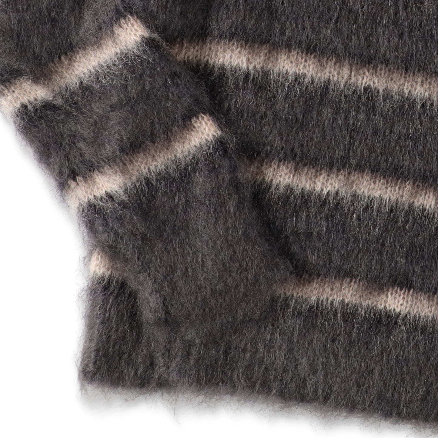 MARNI Dark grey striped mohair jumper【GCMG0161Q0】(N)