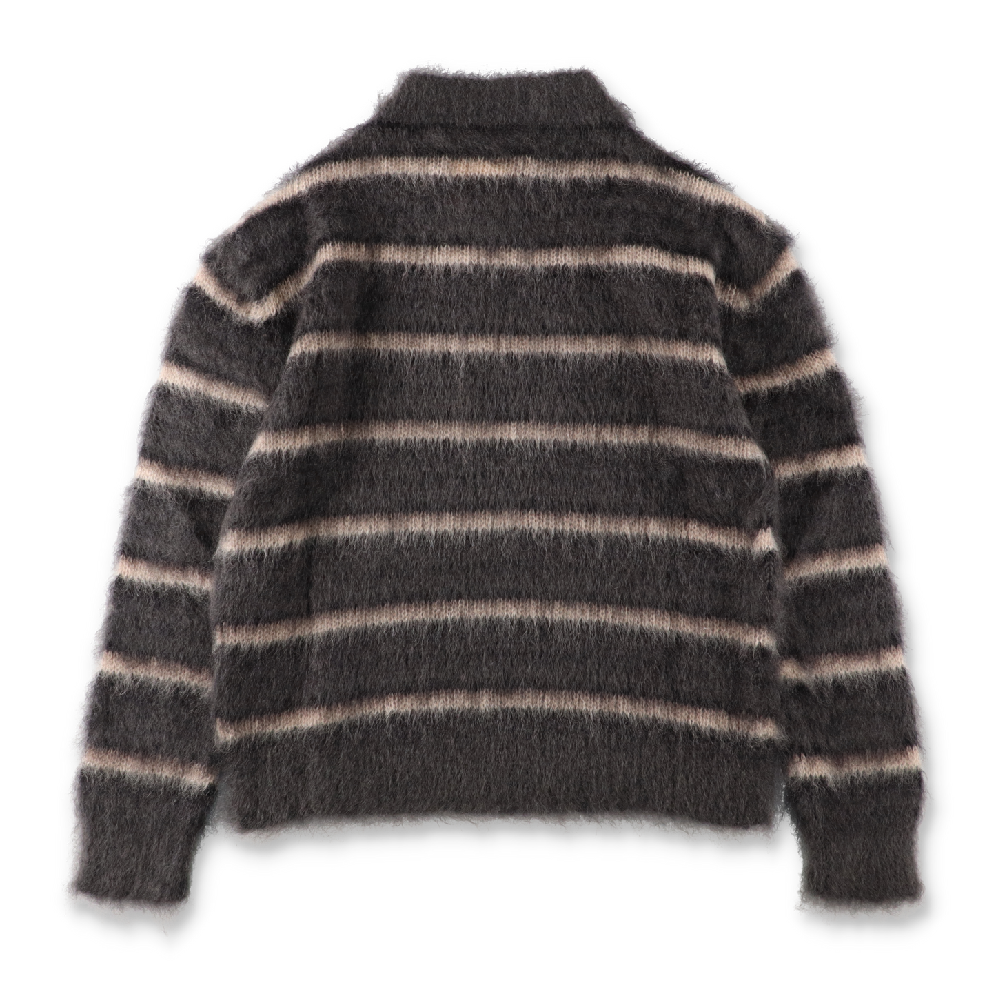 MARNI Dark grey striped mohair jumper【GCMG0161Q0】(N)