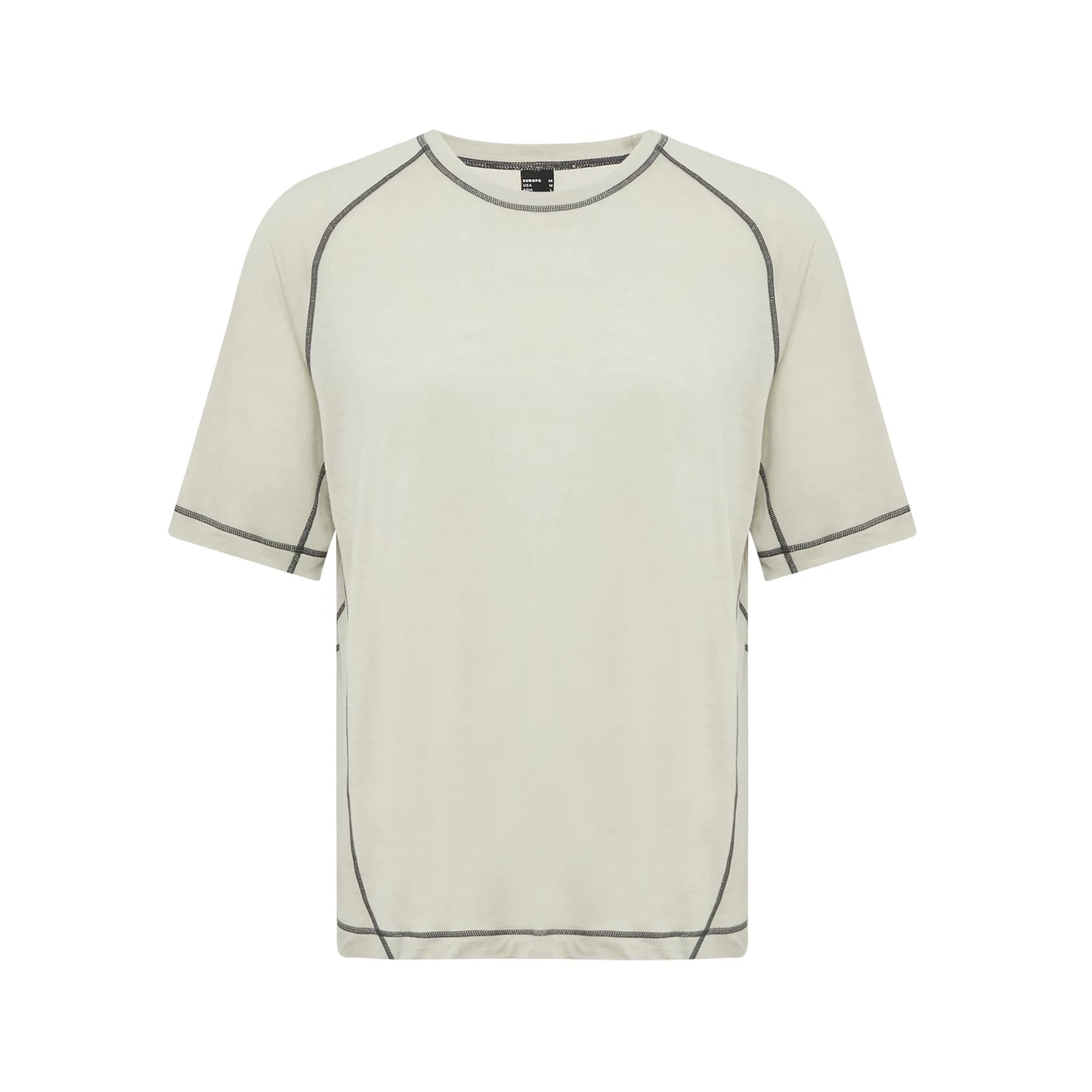 Hiking Patrol × MAMMUT TREE WOOL FL T-SHIRT WILLOW WHISPER フロントデザイン 半袖トップス 全体ビュー