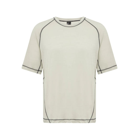Hiking Patrol × MAMMUT TREE WOOL FL T-SHIRT WILLOW WHISPER フロントデザイン 半袖トップス 全体ビュー