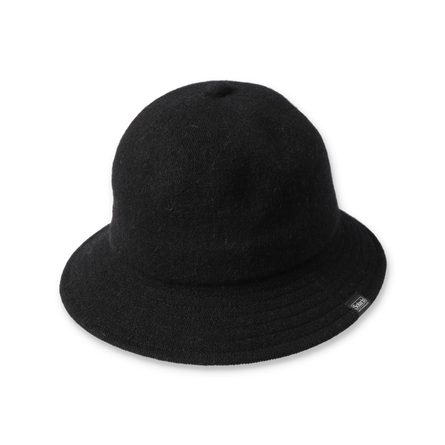 SOLARIS&CO. ANGORA WOOL BELL HAT"BOYZ" Black【X01008】(N)