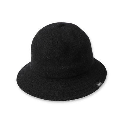 SOLARIS&CO. ANGORA WOOL BELL HAT"BOYZ" Black【X01008】(N)