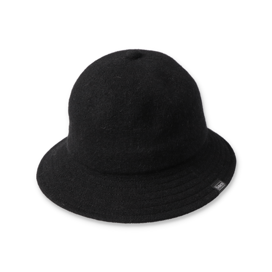 SOLARIS&CO. ANGORA WOOL BELL HAT"BOYZ" Black【X01008】(N)