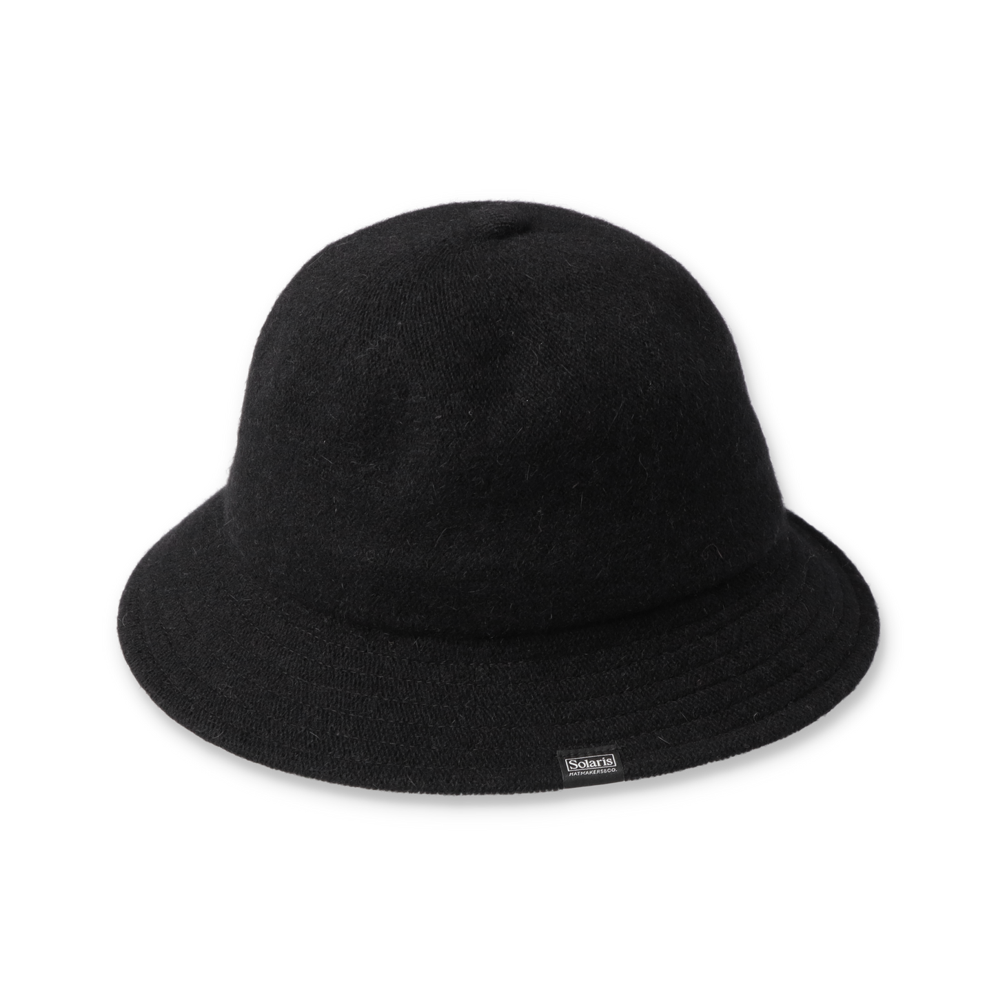 SOLARIS&CO. ANGORA WOOL BELL HAT"BOYZ" Black【X01008】(N)