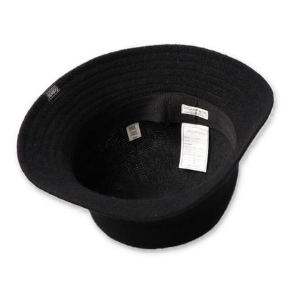 SOLARIS&CO. ANGORA WOOL BELL HAT"BOYZ" Black【X01008】(N)