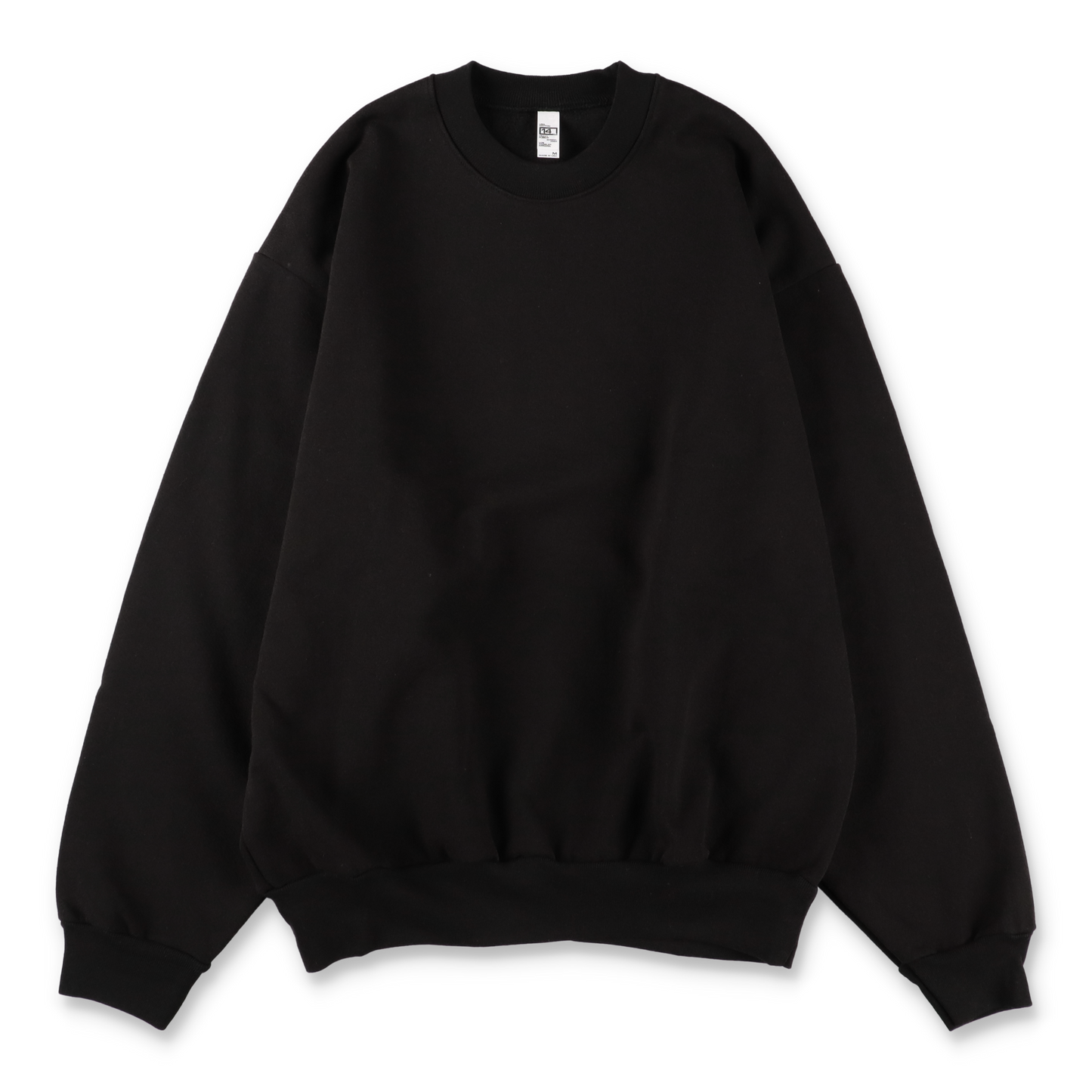 Los Angeles Apparel Heavy Fleece Crewneck Sweatshirt Black [HF07]