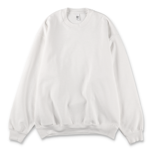 Los Angeles Apparel Heavy Fleece Crewneck Sweatshirt White【HF07】
