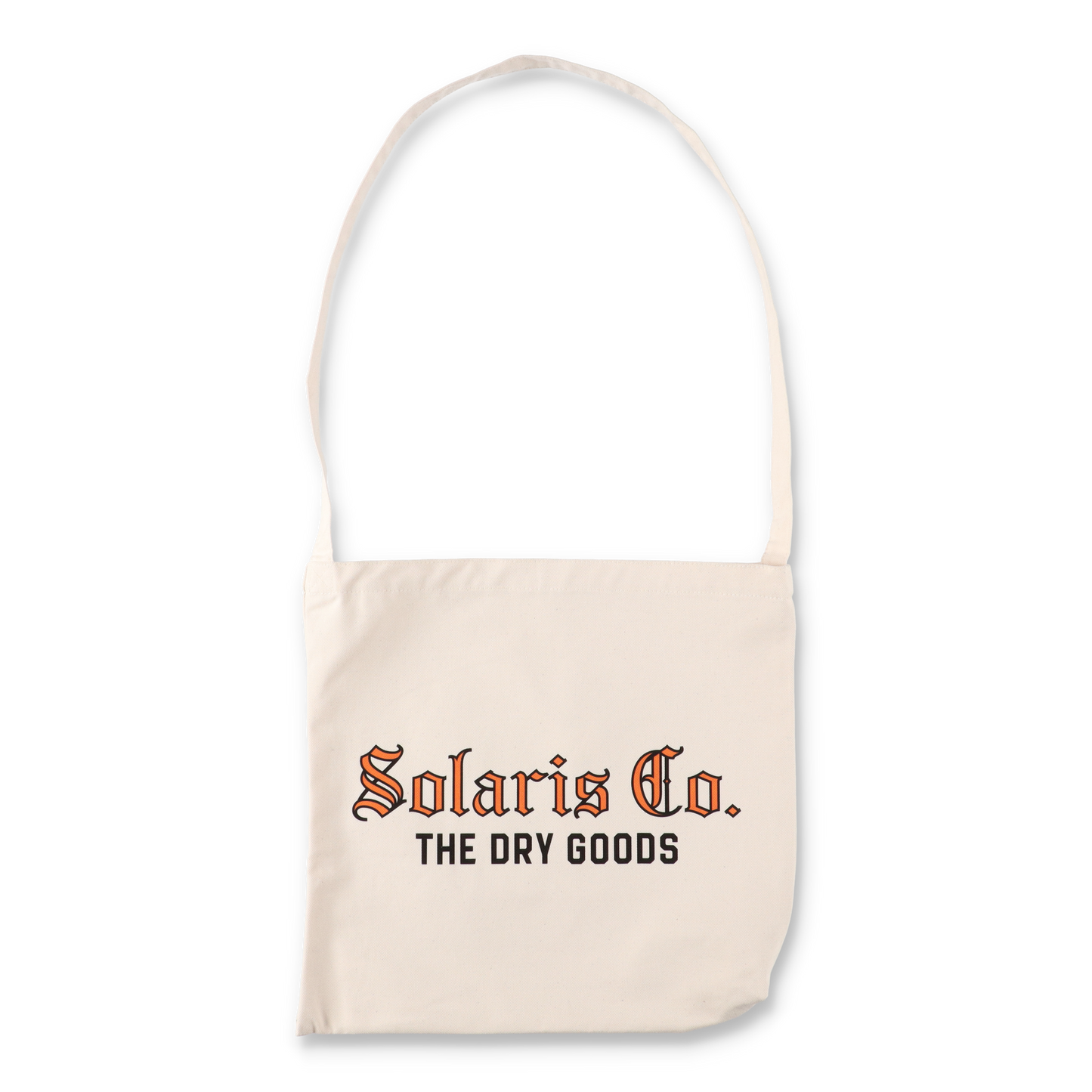 SOLARIS&CO. NEWS PAPER BAG IVORY 正面