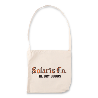 SOLARIS&CO. NEWS PAPER BAG IVORY 正面