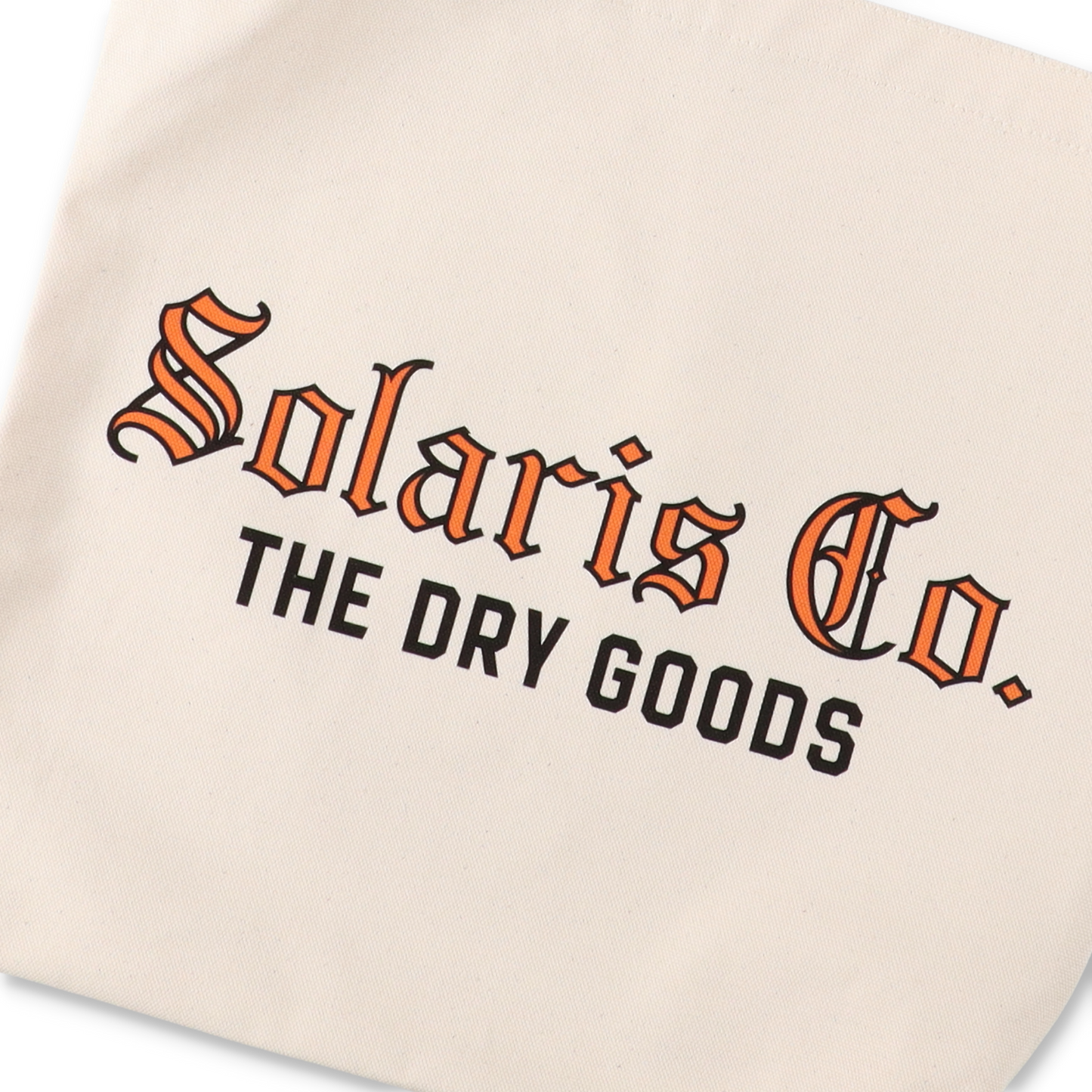 SOLARIS&CO. NEWS PAPER BAG IVORY プリント