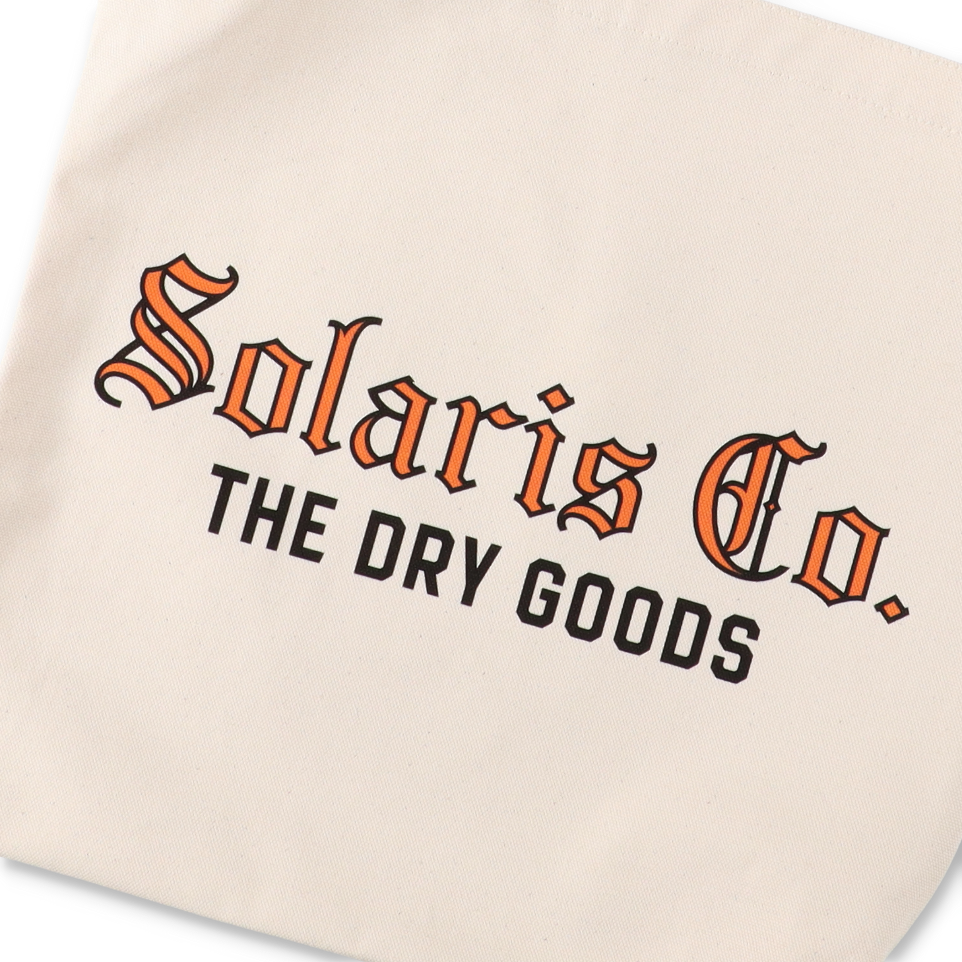 SOLARIS&CO. NEWS PAPER BAG IVORY プリント