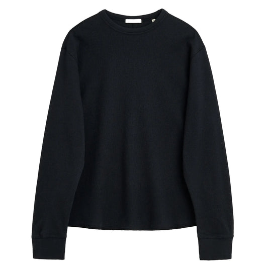 SUNFLOWER Wool Waffle Tee LS Black【2068】(N) 商品写真