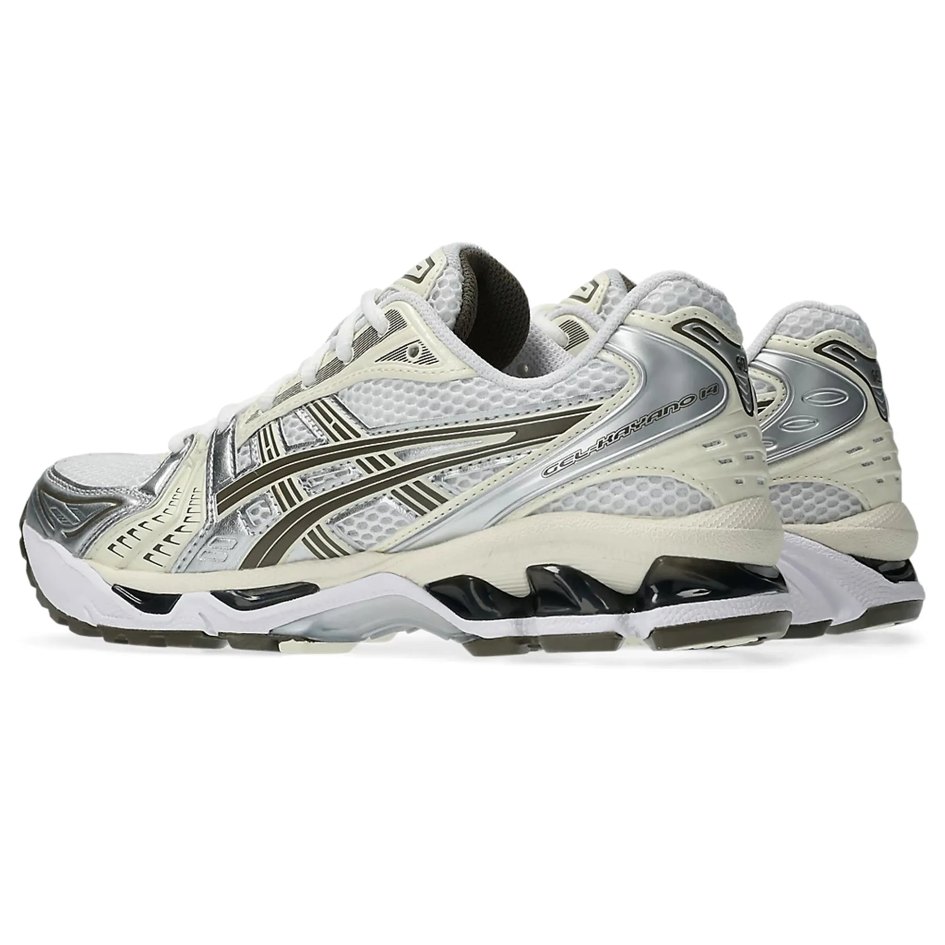 ASICS GEL-KAYANO 14 WHITE IVORY スニーカー サイドビュー