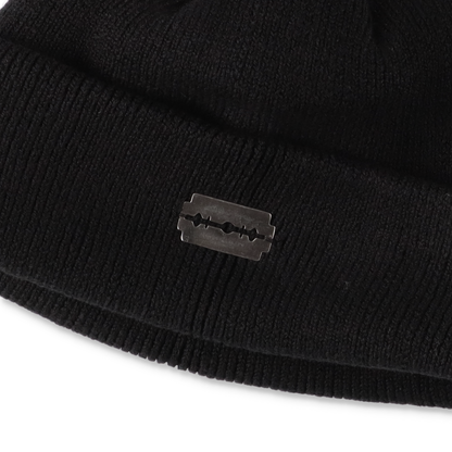 SOLARIS&amp;CO. ACRYLIC COTTON WATCH CAP "HUNTER" Black [Y01024] (N)
