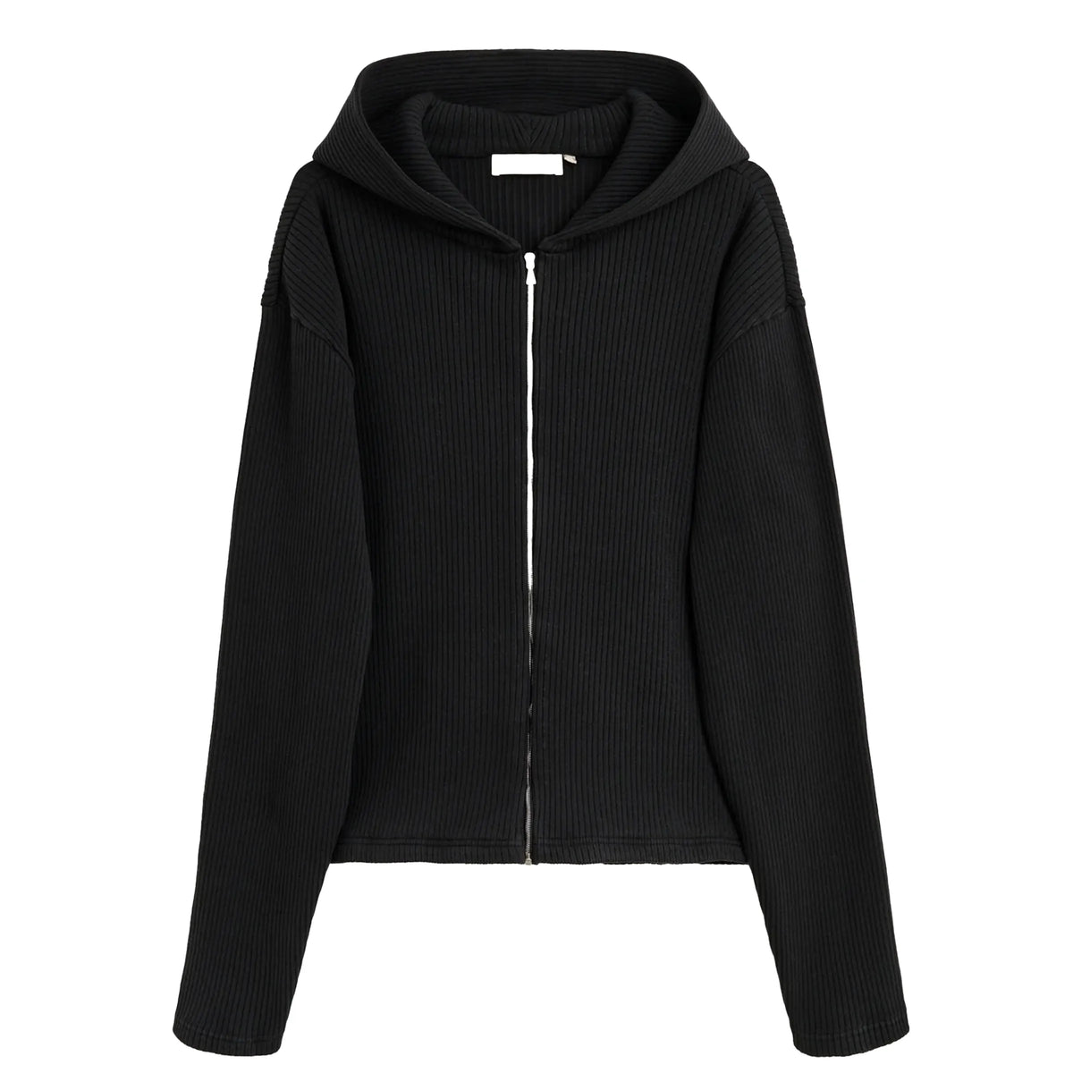 SUNFLOWER Rib Zip Sweat Black【2070】商品写真