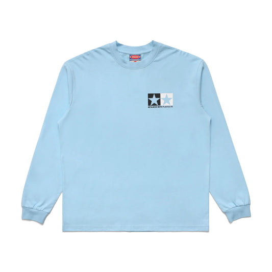 METALWOOD STUDIO BULGE LOGO LONGSLEEVE T-SHIRT Pink/Green 正面