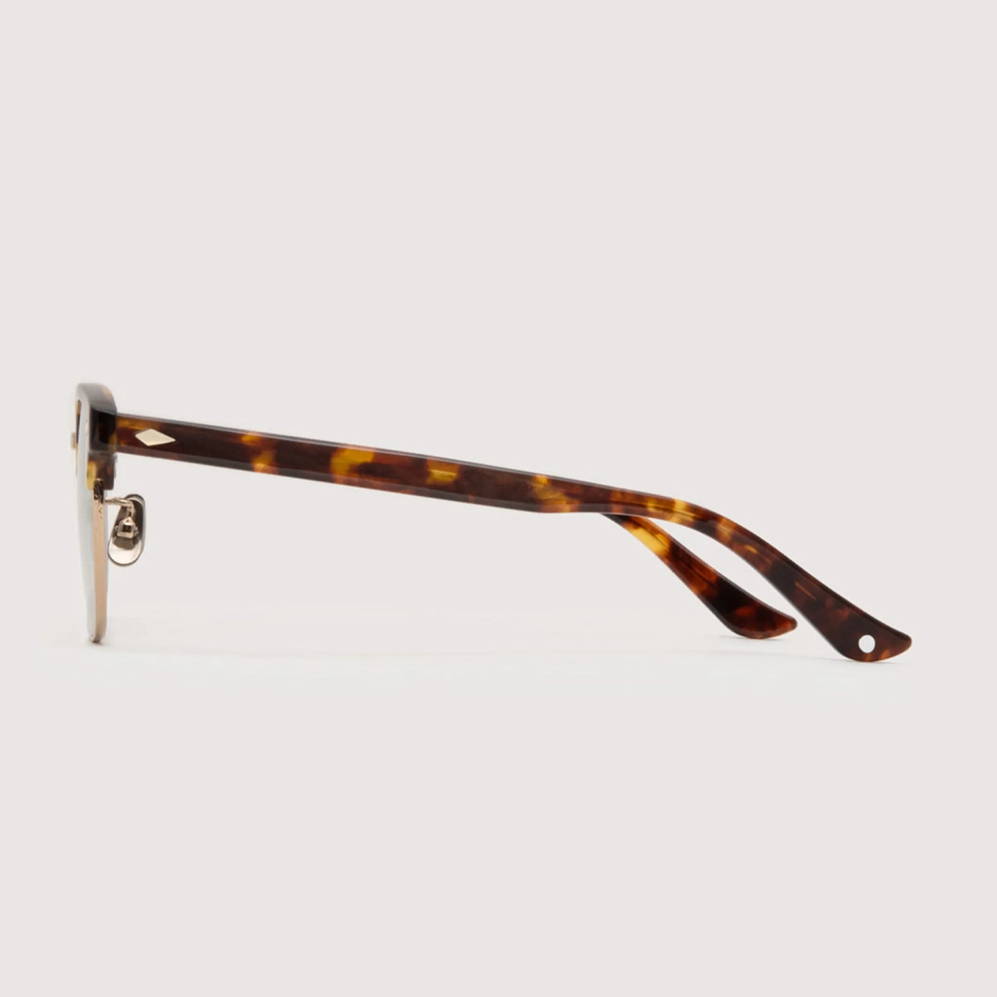 訳アリ NOCHINO OPTICAL YUGEN ノチノ サングラス NOCHINO OPTICAL - YUGEN #3 RICH AMBER & CHAMPAGNE GOLD × GREY