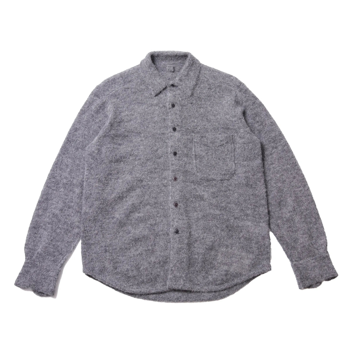 MEIAS Mohair Knit Shirt Charcoal【BICD-6A04】(N) 商品写真 正面