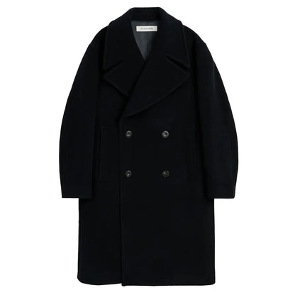 SUNFLOWER DB Over Coat Black 商品画像 正面