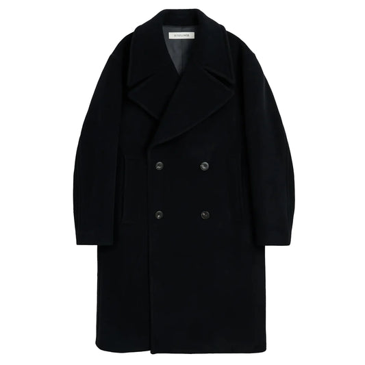 SUNFLOWER DB Over Coat Black 商品画像 正面