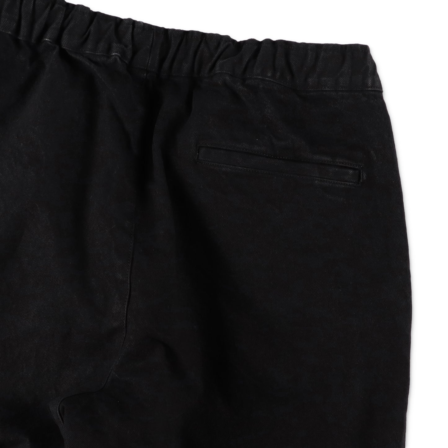 SEE SEE WIDE TWO TUCK DENIM PANTS【BLACK】