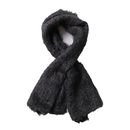 MEIAS Silk Blushed Muffler Charcoal【STMU-6A12】(N)