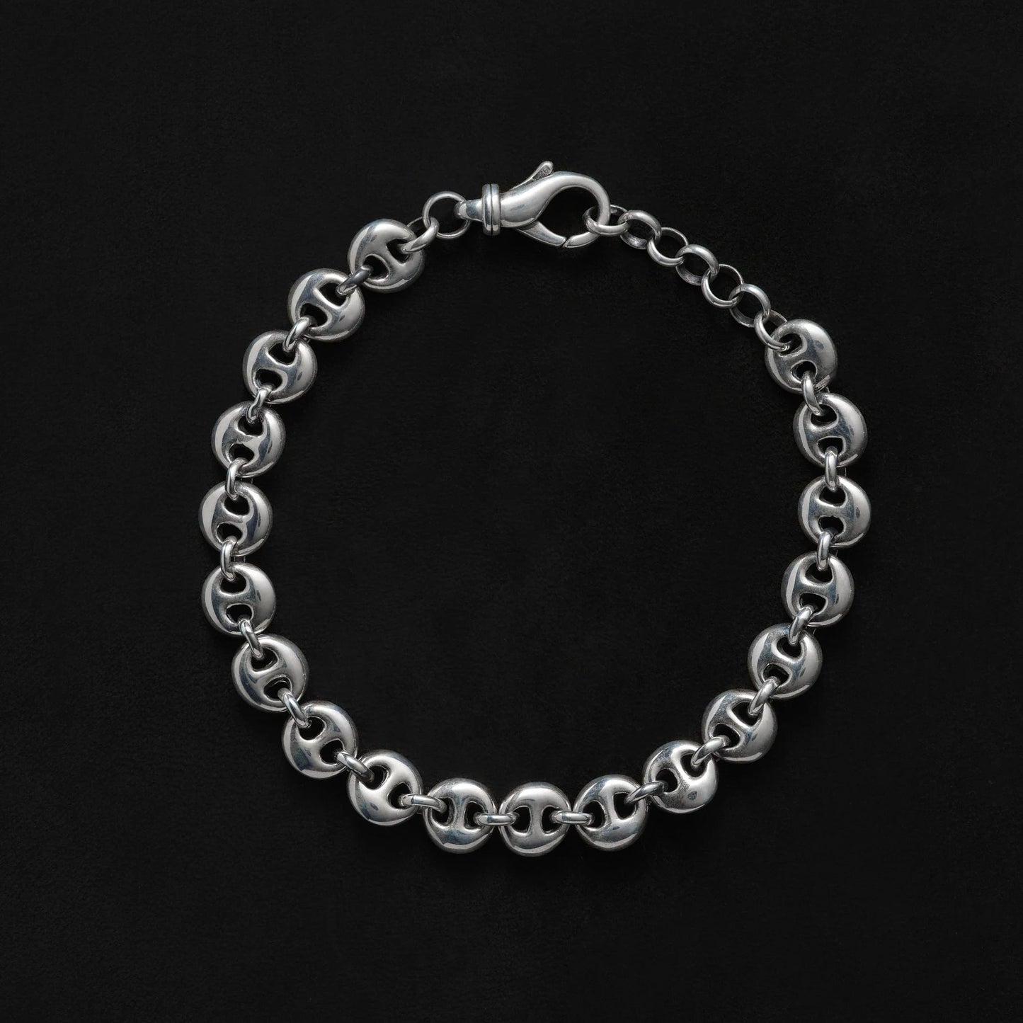 Small Circle Link Bracelet 全体