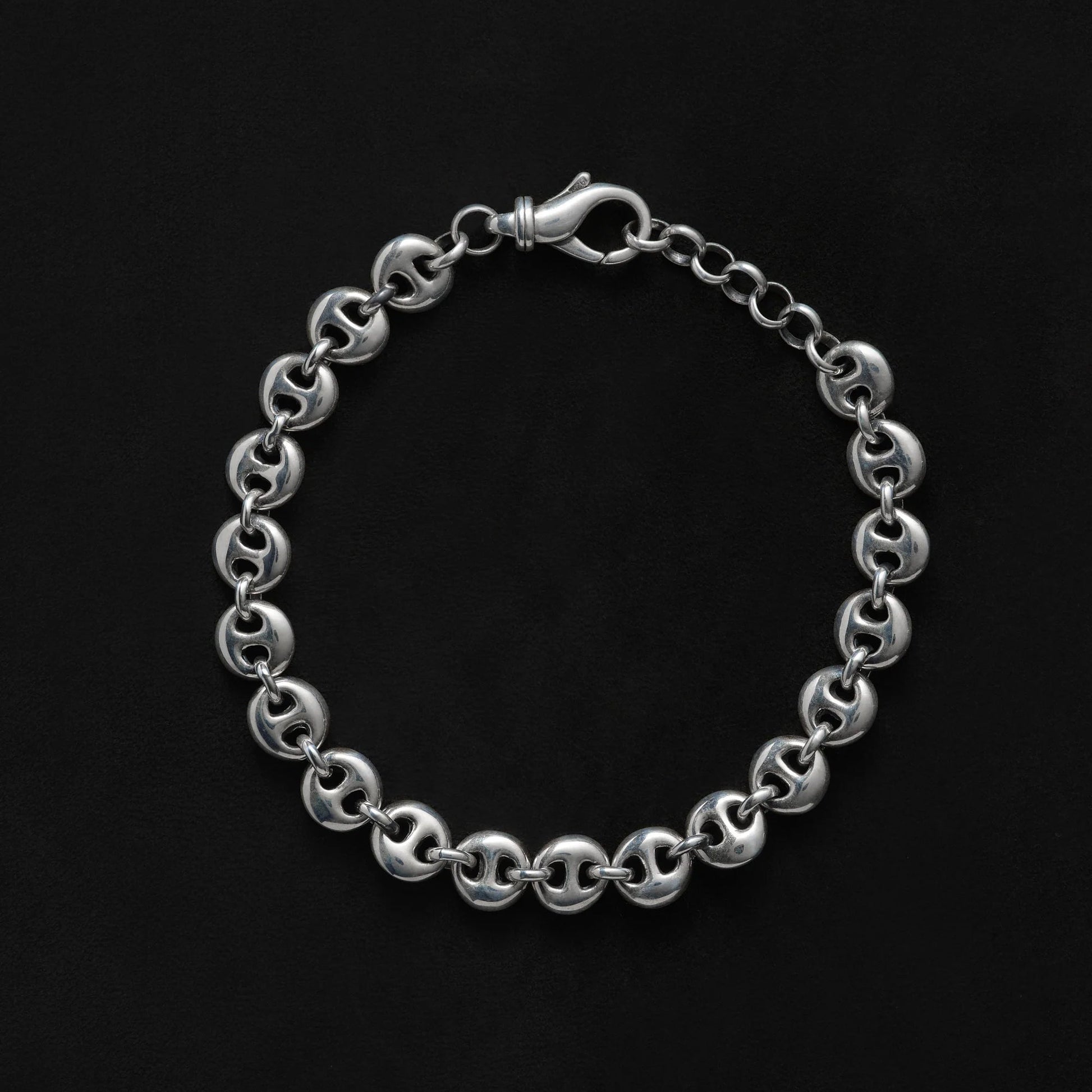 Small Circle Link Bracelet 全体