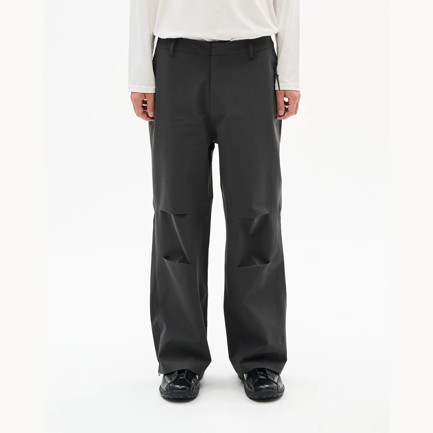 Hiking Patrol ARC 3L SHELL TROUSER CHARCOAL BLACK　着用イメージ 正面