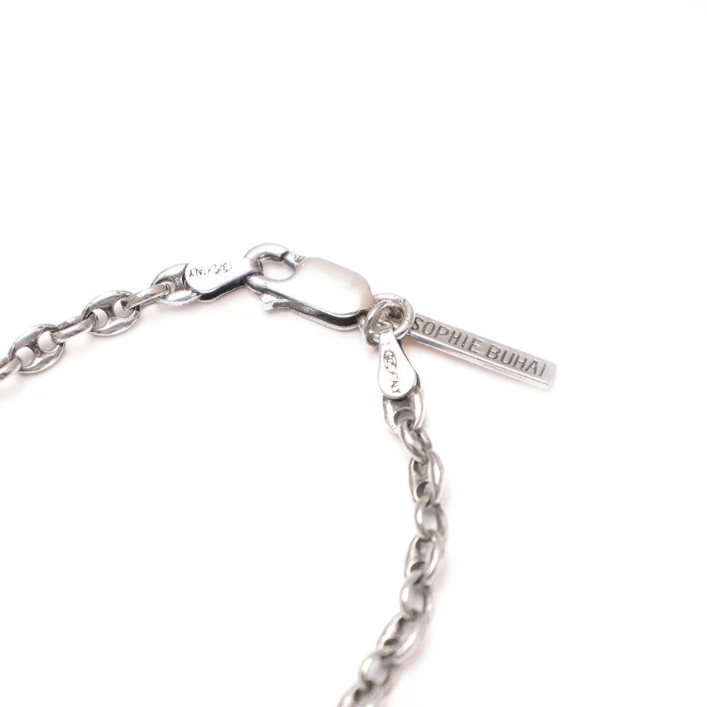 Classic Delicate Chain Bracelet Sterling Silver - SOPHIE BUHAI 留め具ディテール