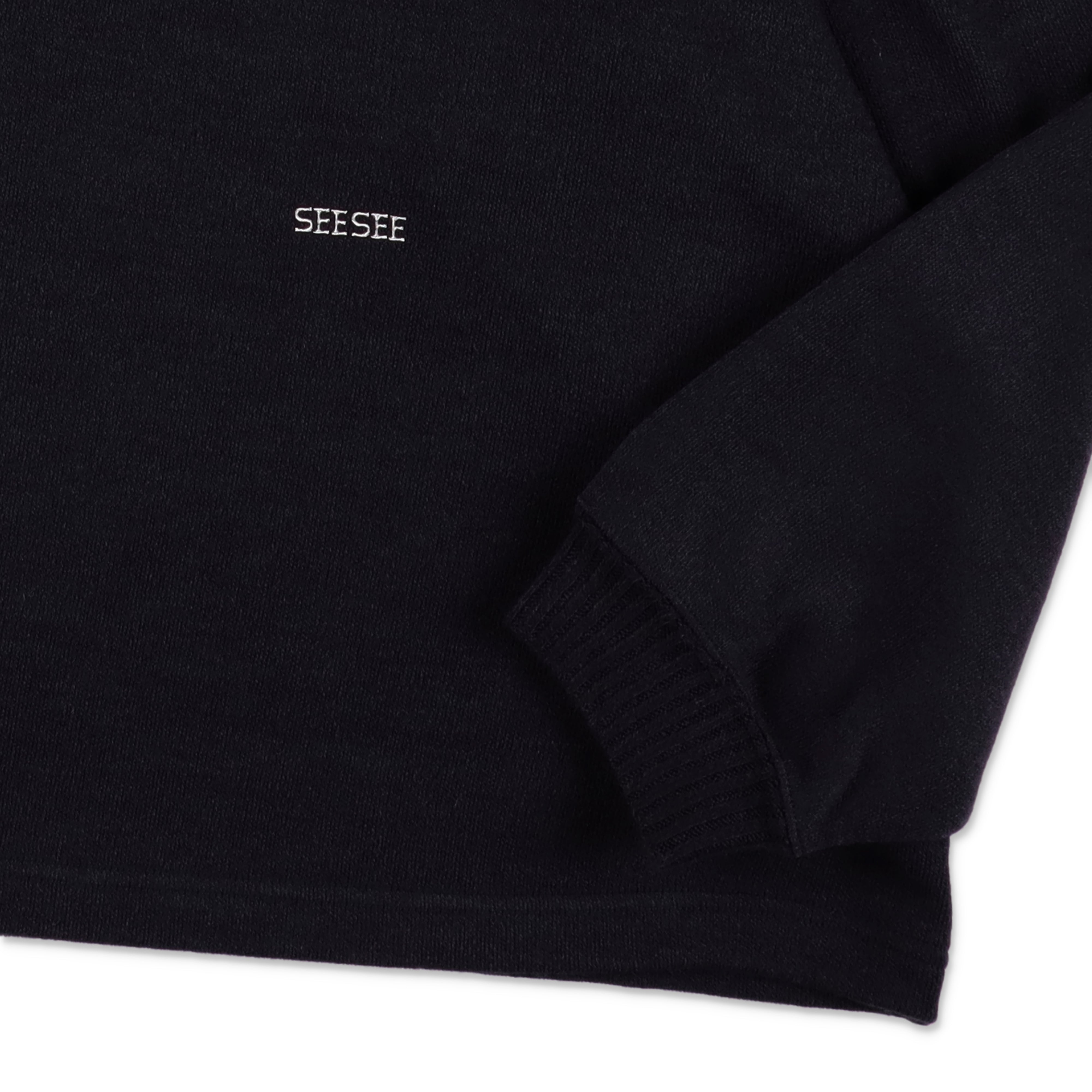 SEE SEE SUPER BIG LS KNIT TEE【NAVY】 – STUDY SHOWROOM STORE