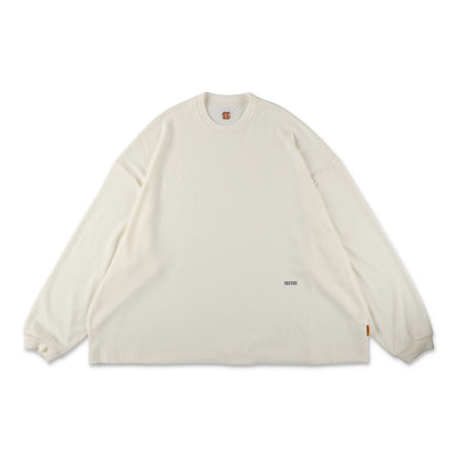 SEE SEE SUPER BIG LS KNIT TEE【WHITE】