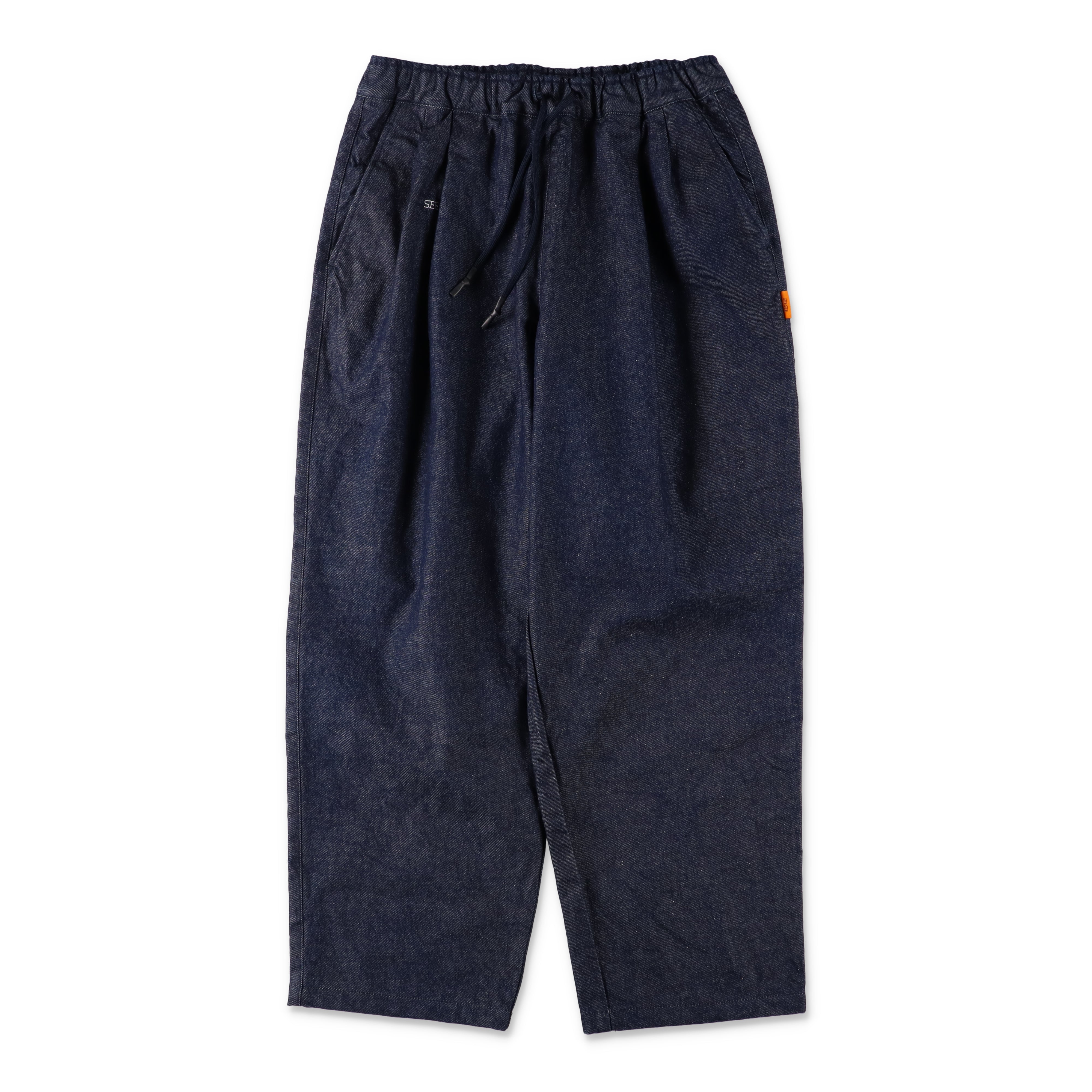 SEE SEE WIDE TWO TUCK DENIM PANTS【INDIGO】 – STUDY SHOWROOM STORE