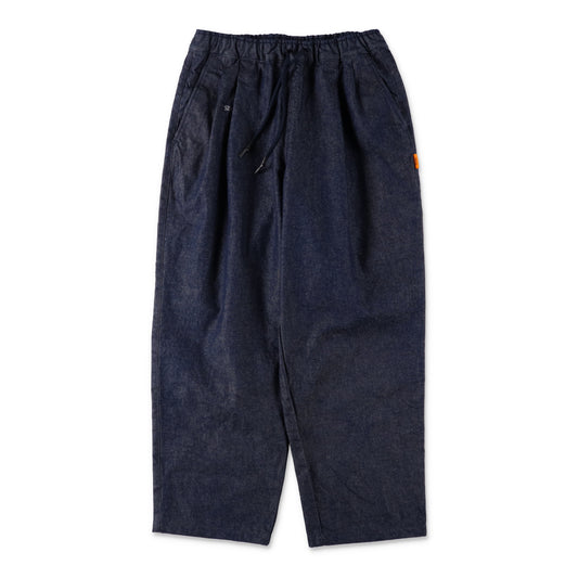 SEE SEE WIDE TWO TUCK DENIM PANTS【INDIGO】