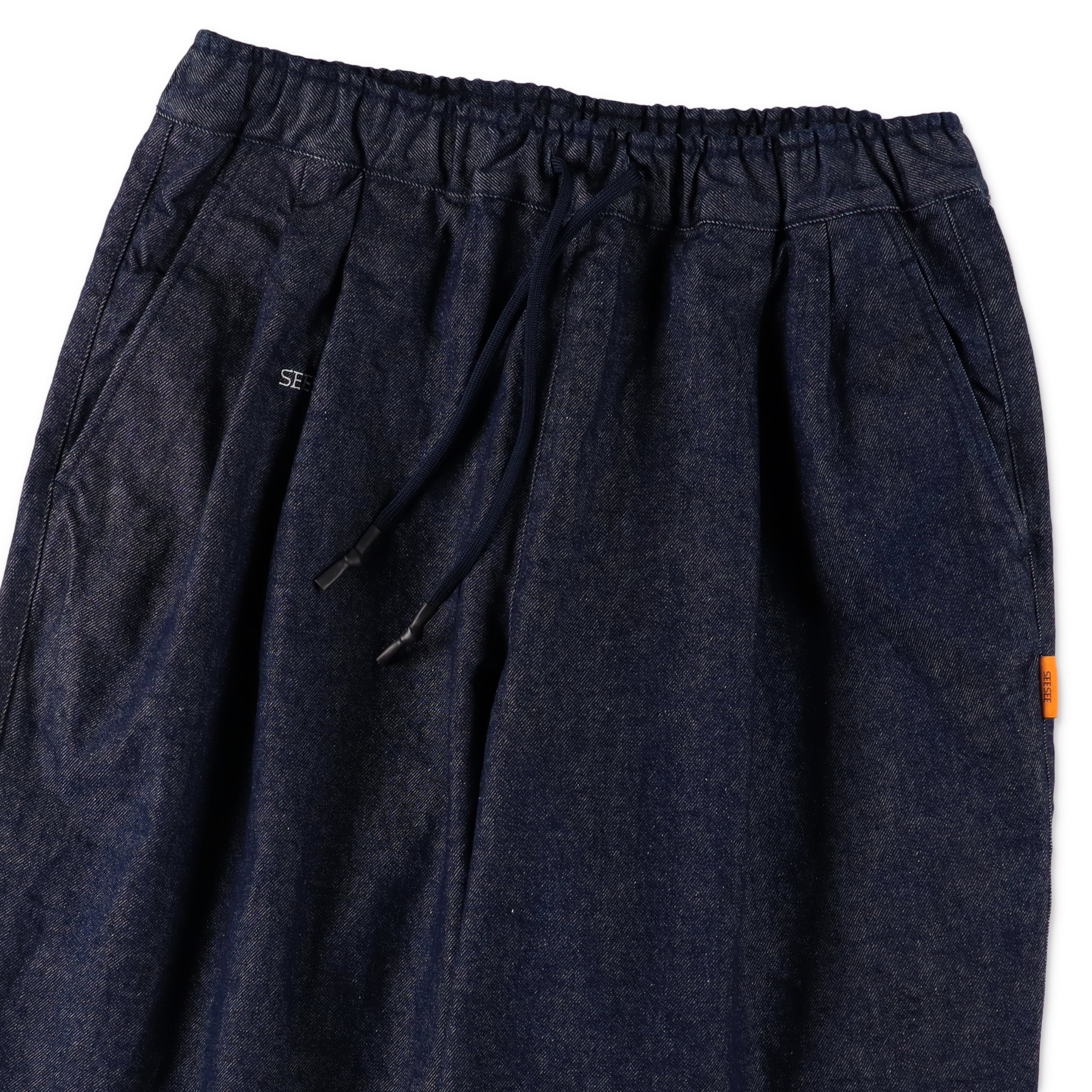 SEE SEE WIDE TWO TUCK DENIM PANTS【INDIGO】 – STUDY SHOWROOM STORE