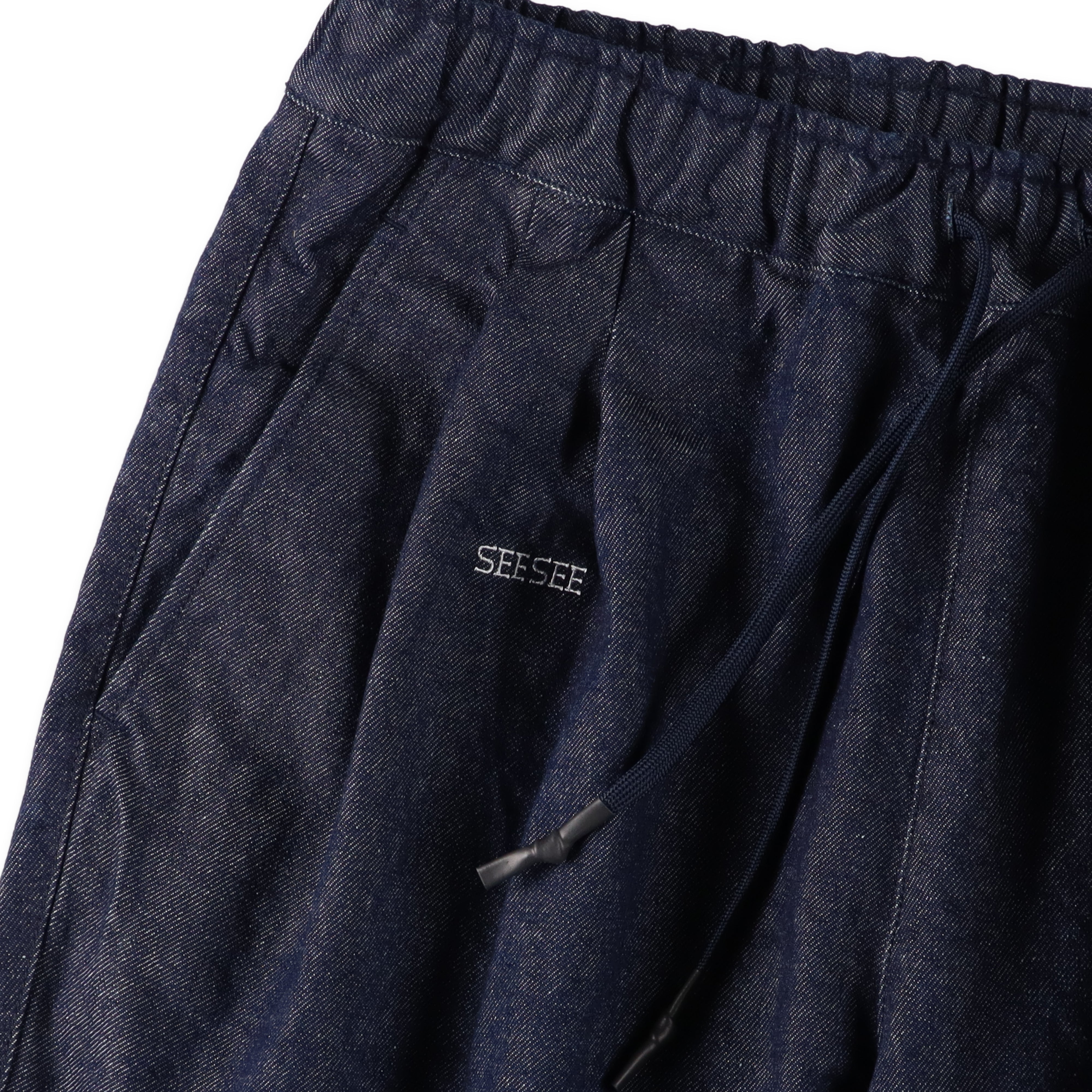 SEE SEE WIDE TWO TUCK DENIM PANTS【INDIGO】 – STUDY SHOWROOM STORE