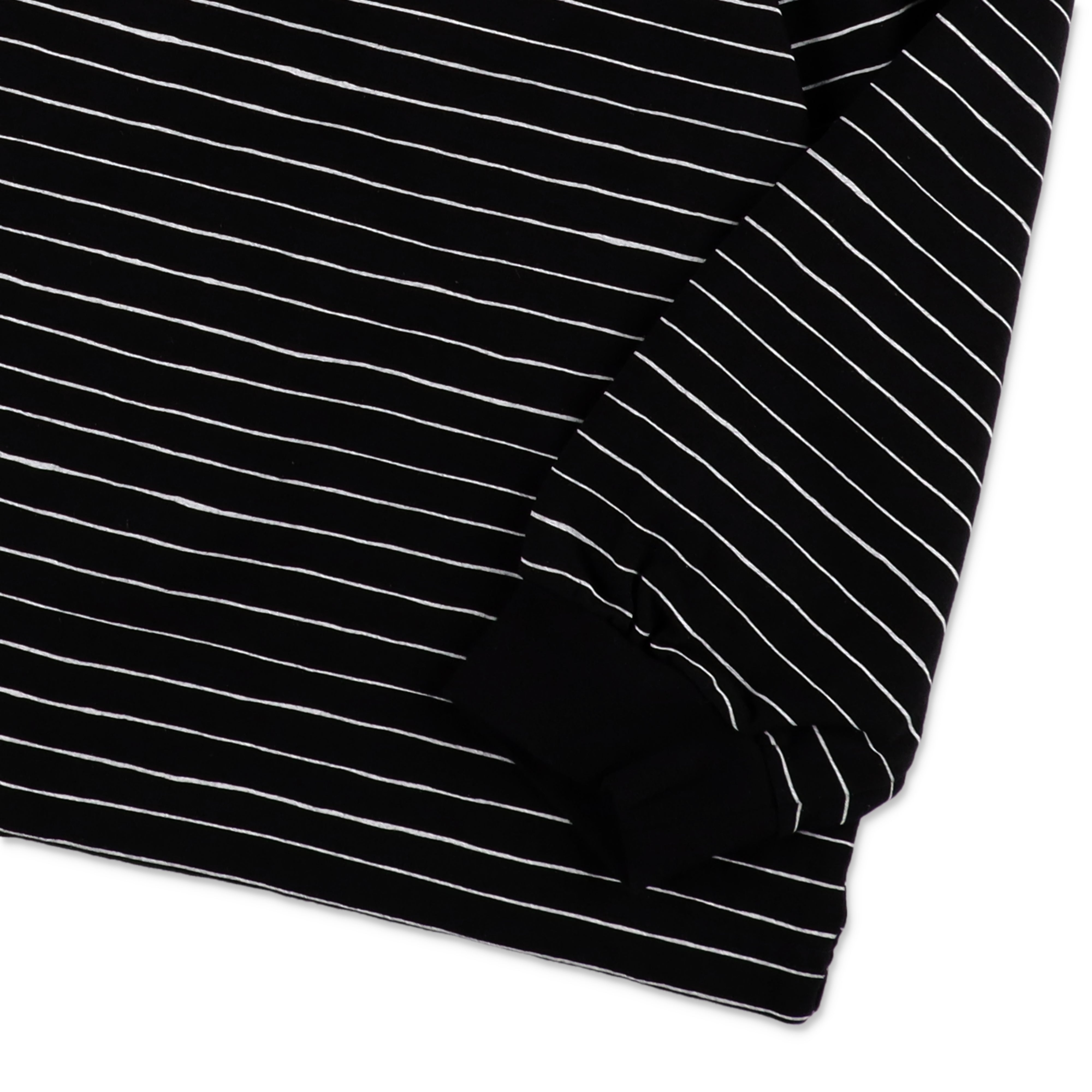 SEE SEE SUPER BIG LS FLAT BOARDER TEE 〈TYPE 1〉【BLACK/WHITE