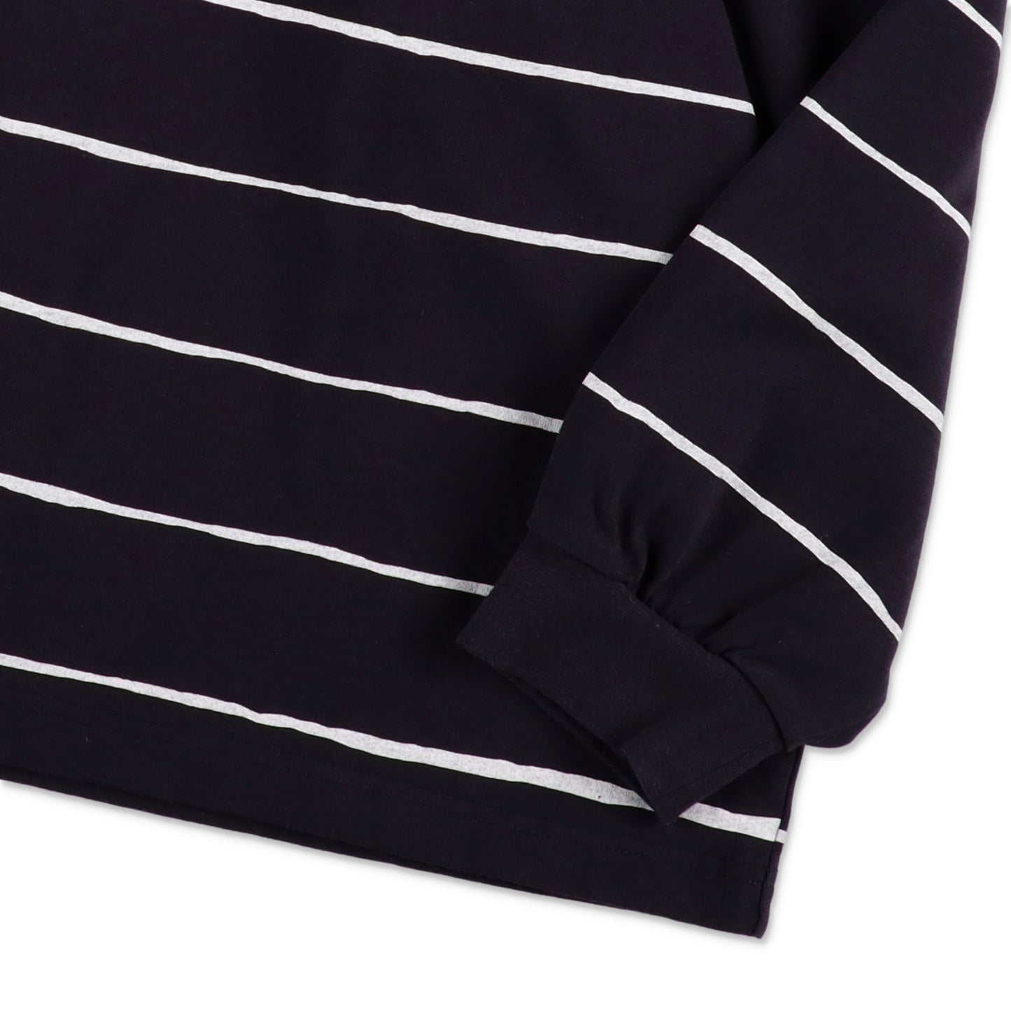 SEE SEE SUPER BIG LS FLAT BOARDER TEE 〈TYPE 2〉【NAVY/WHITE】