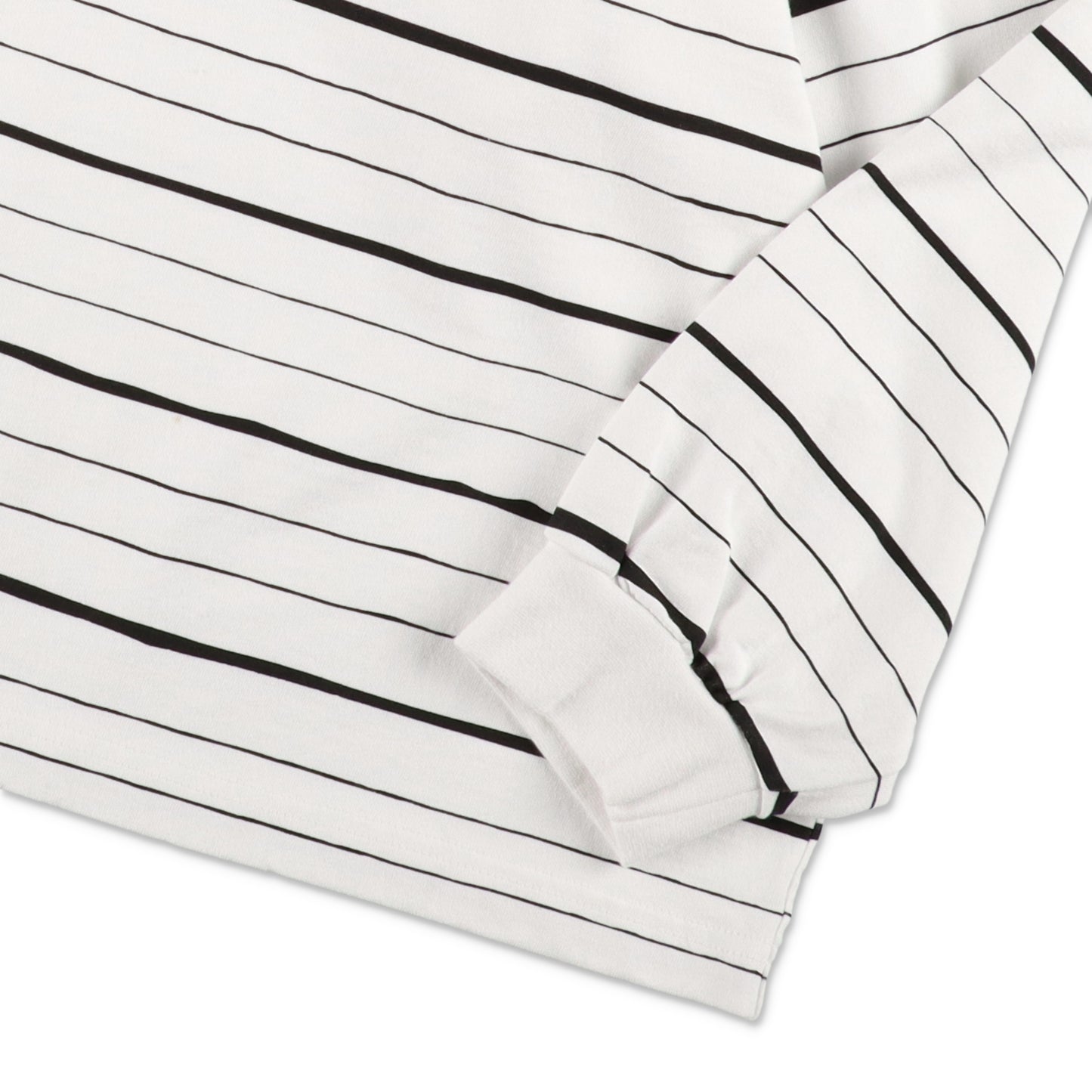 SEE SEE SUPER BIG LS FLAT BOARDER TEE 〈TYPE 3〉【WHITE/BLACK】