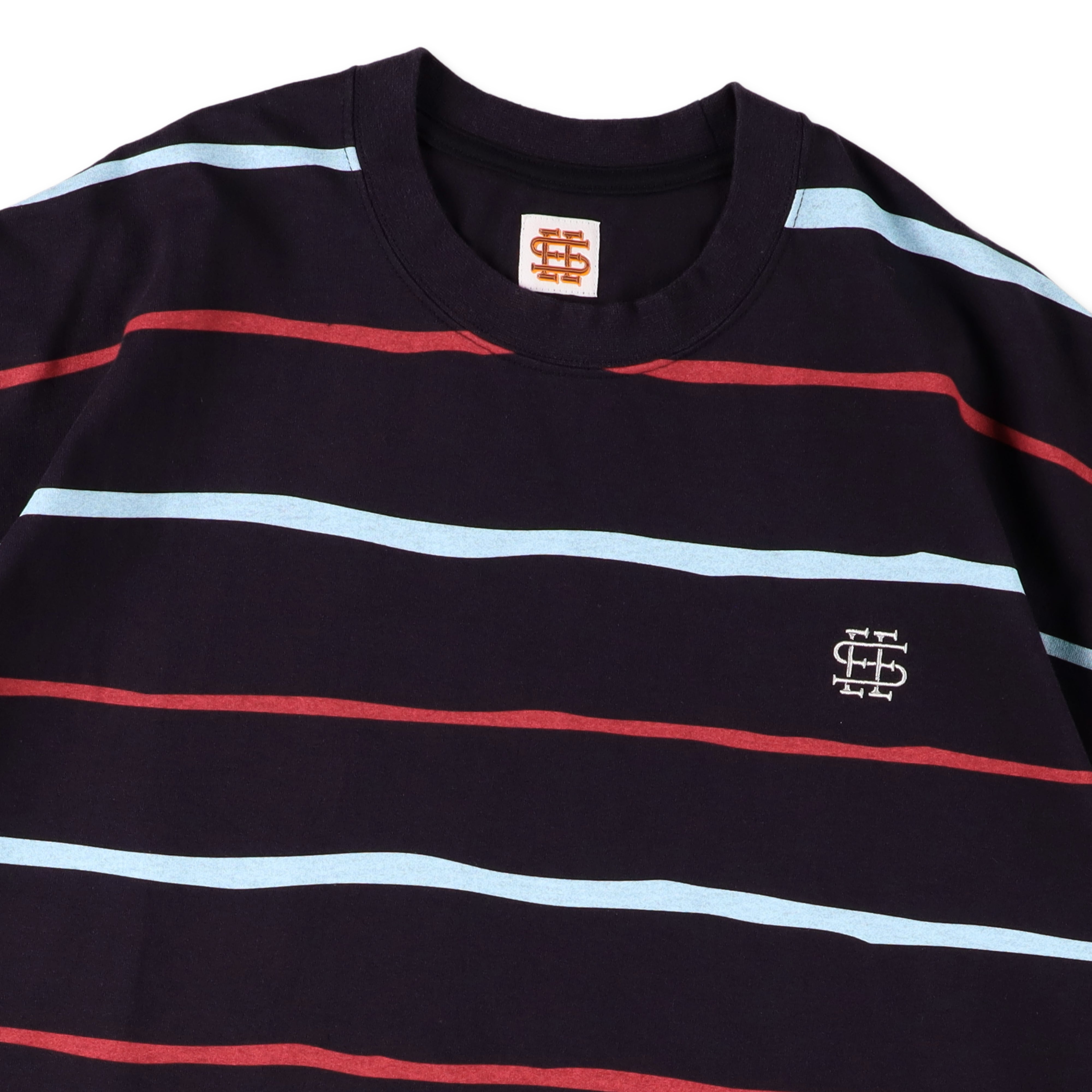 3-2】SEE SEE Super Big Border SS Flat Tee【Navy】 – STUDY SHOWROOM