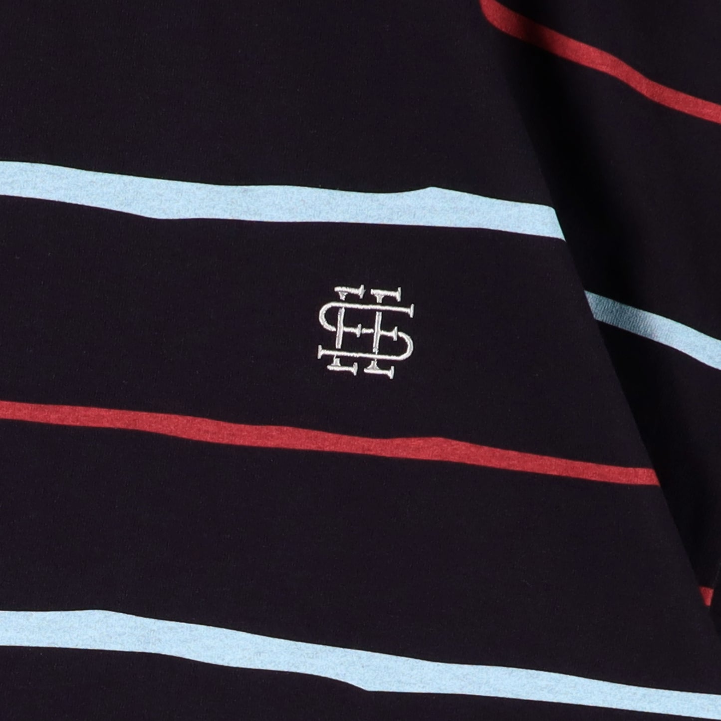 【3-2】SEE SEE Super Big Border SS Flat Tee【Navy】