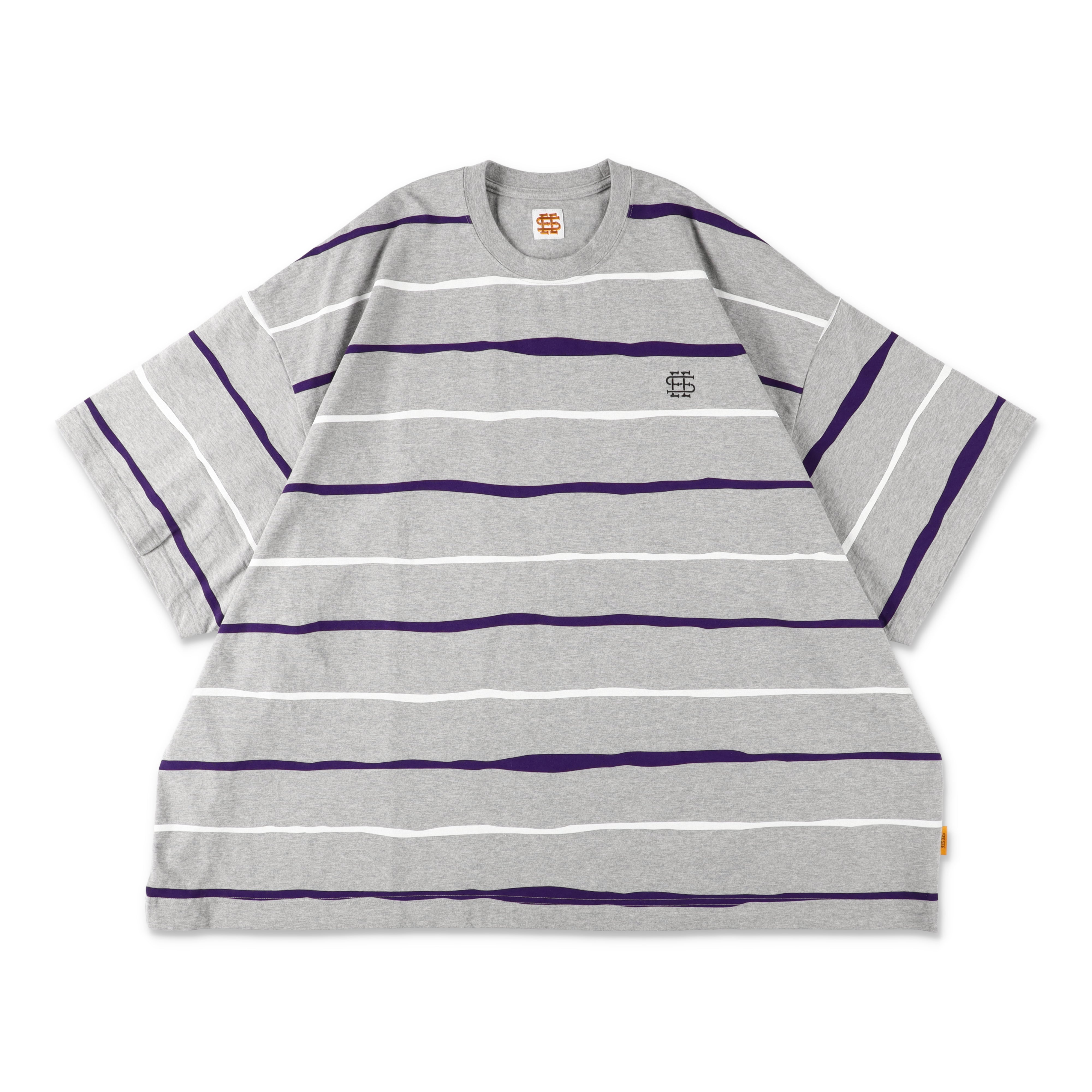 3-3】SEE SEE Super Big Border SS Flat Tee【Grey】 – STUDY SHOWROOM