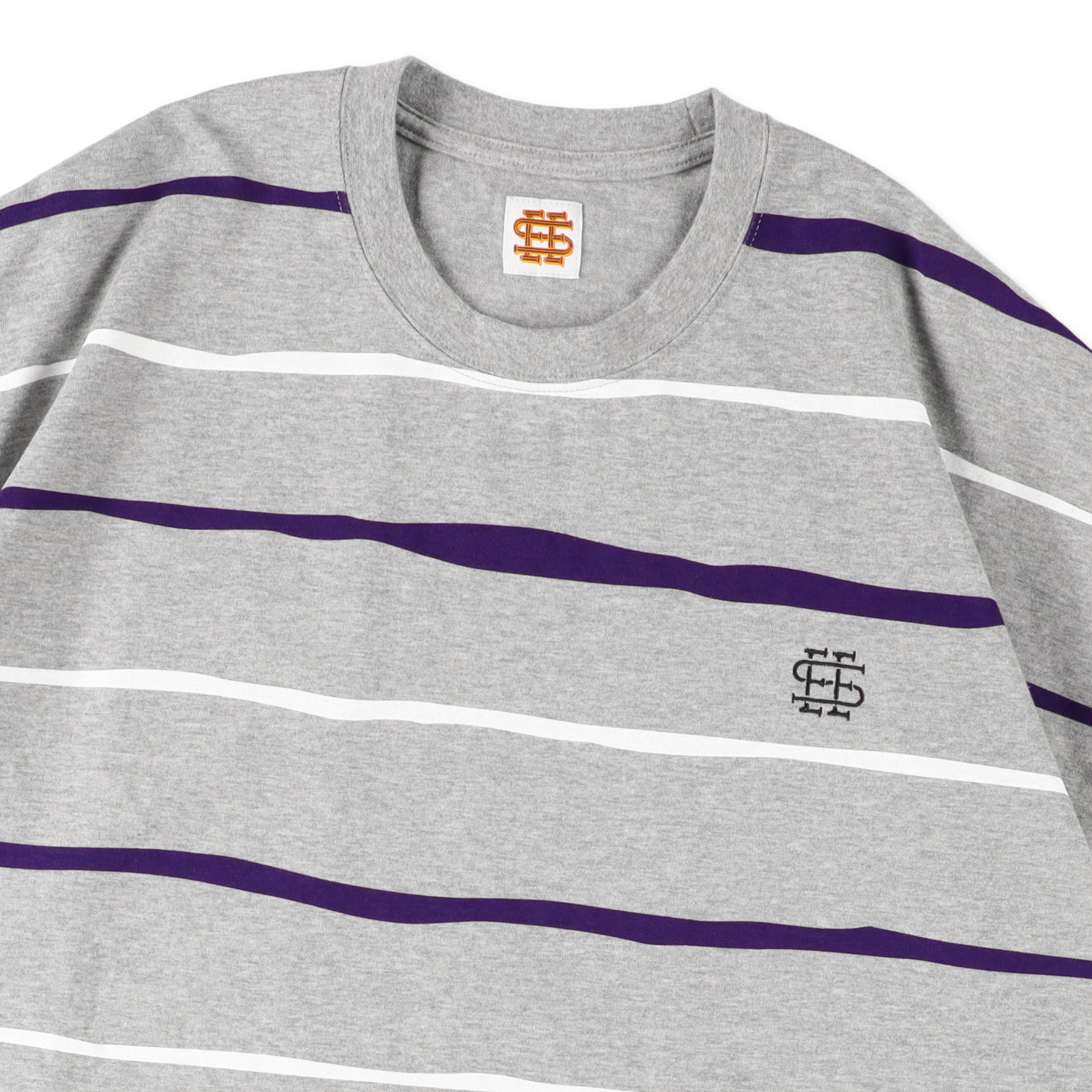 3-3】SEE SEE Super Big Border SS Flat Tee【Grey】 – STUDY SHOWROOM